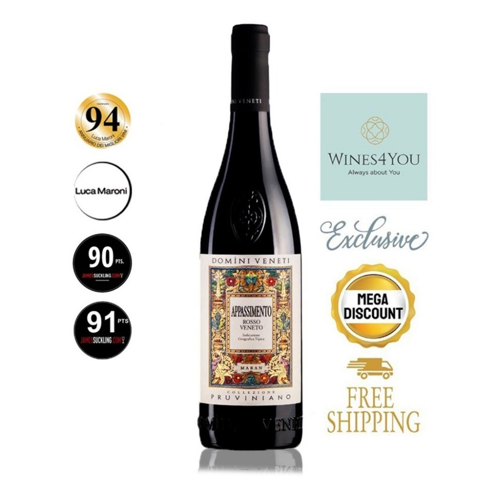Domini Veneti Appassimento Rosso Veneto IGT Passito Collezione Pruviniano Italy Red Wine 2023